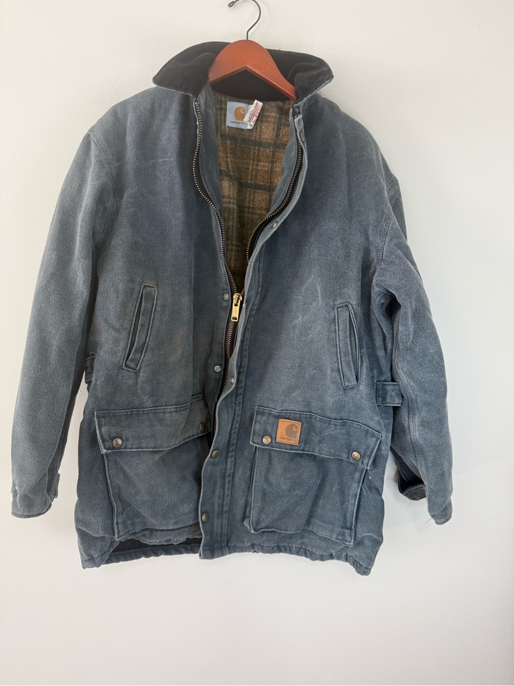 Carhartt Vintage Men's Blue Workwear Barn Jacket size Large